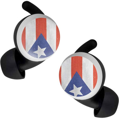 Puerto Rico Flag Distressed Google Pixel Buds Skin